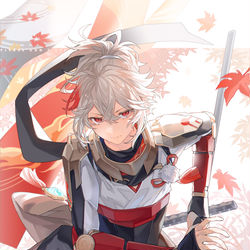 This is a pixiv picture whose title is 🍁.