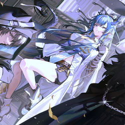 This is a pixiv picture whose title is アークナイツ3周年画集.