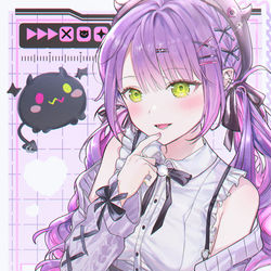 This is a pixiv picture whose title is トワ様👾💜.