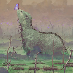 This is a pixiv picture whose title is 朽ちた縄.