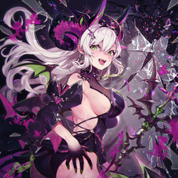 This is a pixiv picture whose title is 【帝国戦記】魔鏡・フェリス.