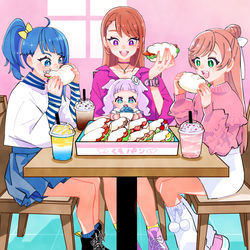 This is a pixiv picture whose title is くもパンサンドイッチ.