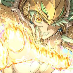 This is a pixiv picture whose title is 未来を望む翼.
