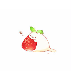 This is a pixiv picture whose title is いちごヨーグルト.