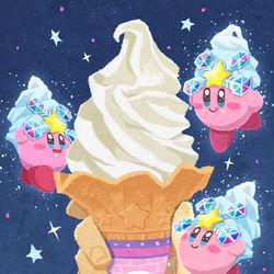 This is a pixiv picture whose title is ソフトクリームの妖精.