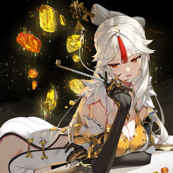 This is a pixiv picture whose title is 凝光.