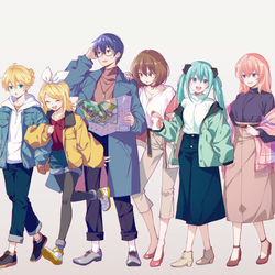 This is a pixiv picture whose title is よみうりランドで遊ぶピアプロメンバー✨.