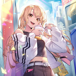 This is a pixiv picture whose title is 桐ケ谷透子【バンドリ】.