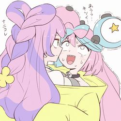 This is a pixiv picture whose title is ミモザ先生を捕まえたナンジャモ.