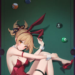 This is a pixiv picture whose title is Bunny.