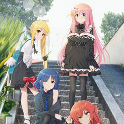 This is a pixiv picture whose title is 地雷系·結束バンド.
