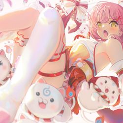 This is a pixiv picture whose title is みこち.