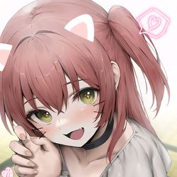 This is a pixiv picture whose title is 猫加工喜多ちゃん🐈📷.