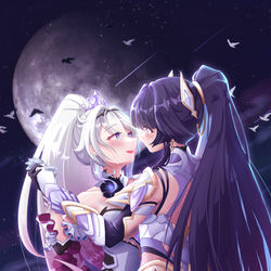 This is a pixiv picture whose title is 最後のダンス、キアナちゃん.