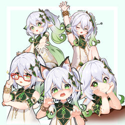 This is a pixiv picture whose title is 💚.