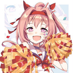 This is a pixiv picture whose title is チアハルウララちゃん🌸.