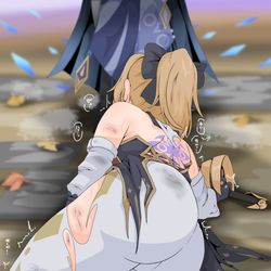 This is a pixiv picture whose title is 屈服敗北代理.