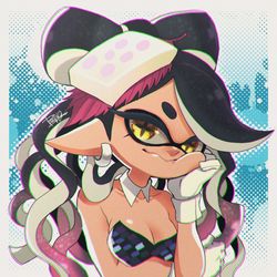 This is a pixiv picture whose title is イカそうめんアオリちゃん.