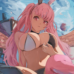 This is a pixiv picture whose title is 【未来】 Mirai | Cover Illustration.
