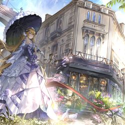 This is a pixiv picture whose title is 🌷.