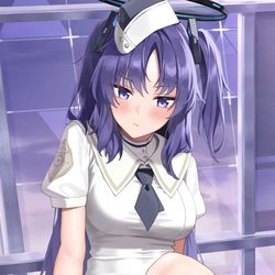 This is a pixiv picture whose title is どこ見てるんですか？もう….