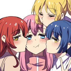 This is a pixiv picture whose title is Bocchi The Happiness.