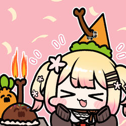 This is a pixiv picture whose title is 桃鈴ねね誕生日.