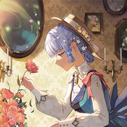 This is a pixiv picture whose title is 生け花.