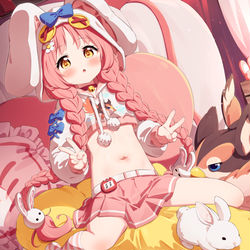 This is a pixiv picture whose title is ミミちゃんピース✌.