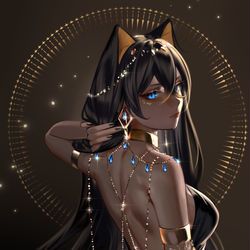 This is a pixiv picture whose title is Dehya.