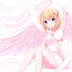 This is a pixiv picture whose title is 天使.