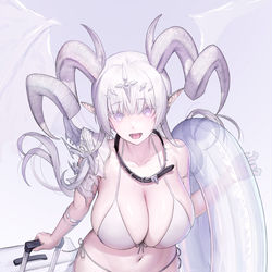 This is a pixiv picture whose title is 白龍.