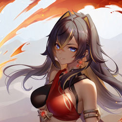 This is a pixiv picture whose title is ディシア-PUNCH！.