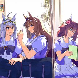 This is a pixiv picture whose title is ウマ娘アプリ２周年おめでとう！（拡大推奨.