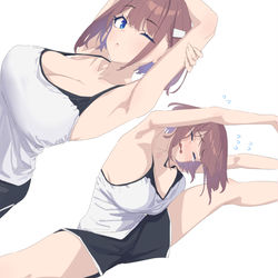 This is a pixiv picture whose title is フィットネスひとよちゃん.