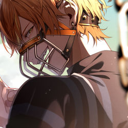 This is a pixiv picture whose title is 狂犬.
