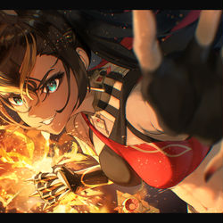 This is a pixiv picture whose title is 0.1 sec. before….