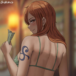 This is a pixiv picture whose title is Nami.
