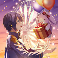 This is a pixiv picture whose title is KAITO兄さんお誕生日おめでとう！.