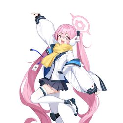 This is a pixiv picture whose title is ブルーアーカイブ2周年アニメイトコラボグッズイラスト.