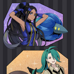 This is a pixiv picture whose title is ポニテ姿が見たかった.