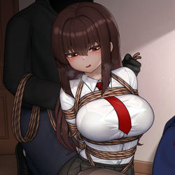 This is a pixiv picture whose title is 強盗(リマスター).