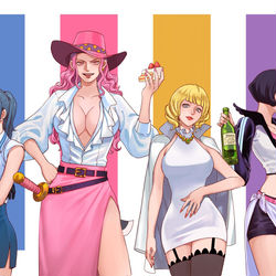 This is a pixiv picture whose title is ROCKS lady.