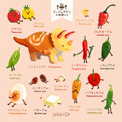 This is a pixiv picture whose title is テーブルタウンの仲間たち.
