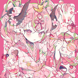 This is a pixiv picture whose title is ひなまつり🌸.