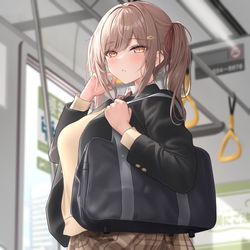 This is a pixiv picture whose title is なんでみんなこっち見てるんだろう…？.