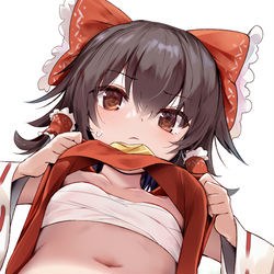 This is a pixiv picture whose title is みこのすきま.