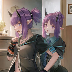 This is a pixiv picture whose title is なんて強い邪念だ…….