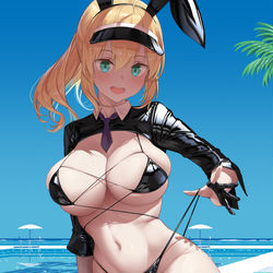 This is a pixiv picture whose title is 逆バニダブルエックス.