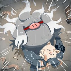 This is a pixiv picture whose title is コノヨノオワリ.